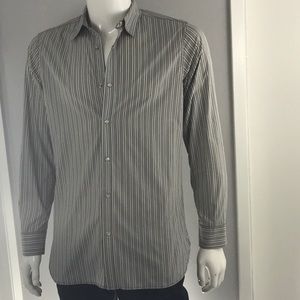 Men’s Banana Republic Snap Down Striped Shirt. Make an offer!